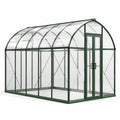 Serre de jardin en aluminium et polycarbonate transparent 250x190x195 cm